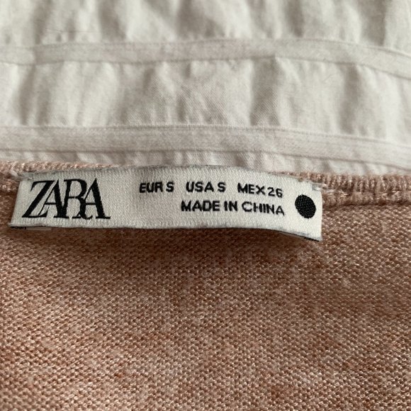 Zara Cropped Knit Jacket - Picture 3 of 5
